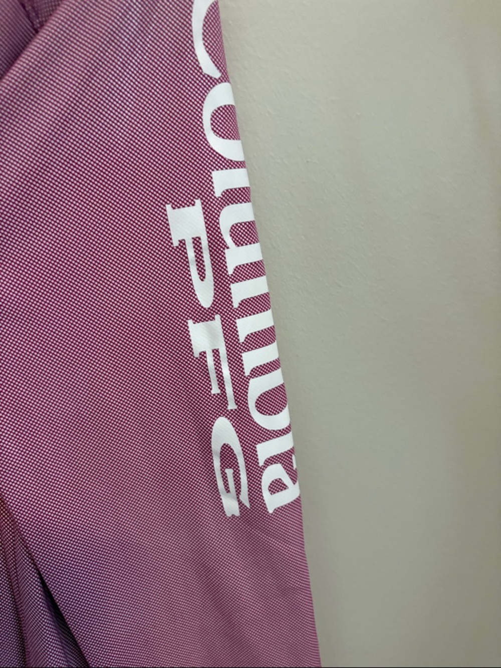 Columbia Long Sleeve Performance Shirt - Raspberry - Picture 4 of 8